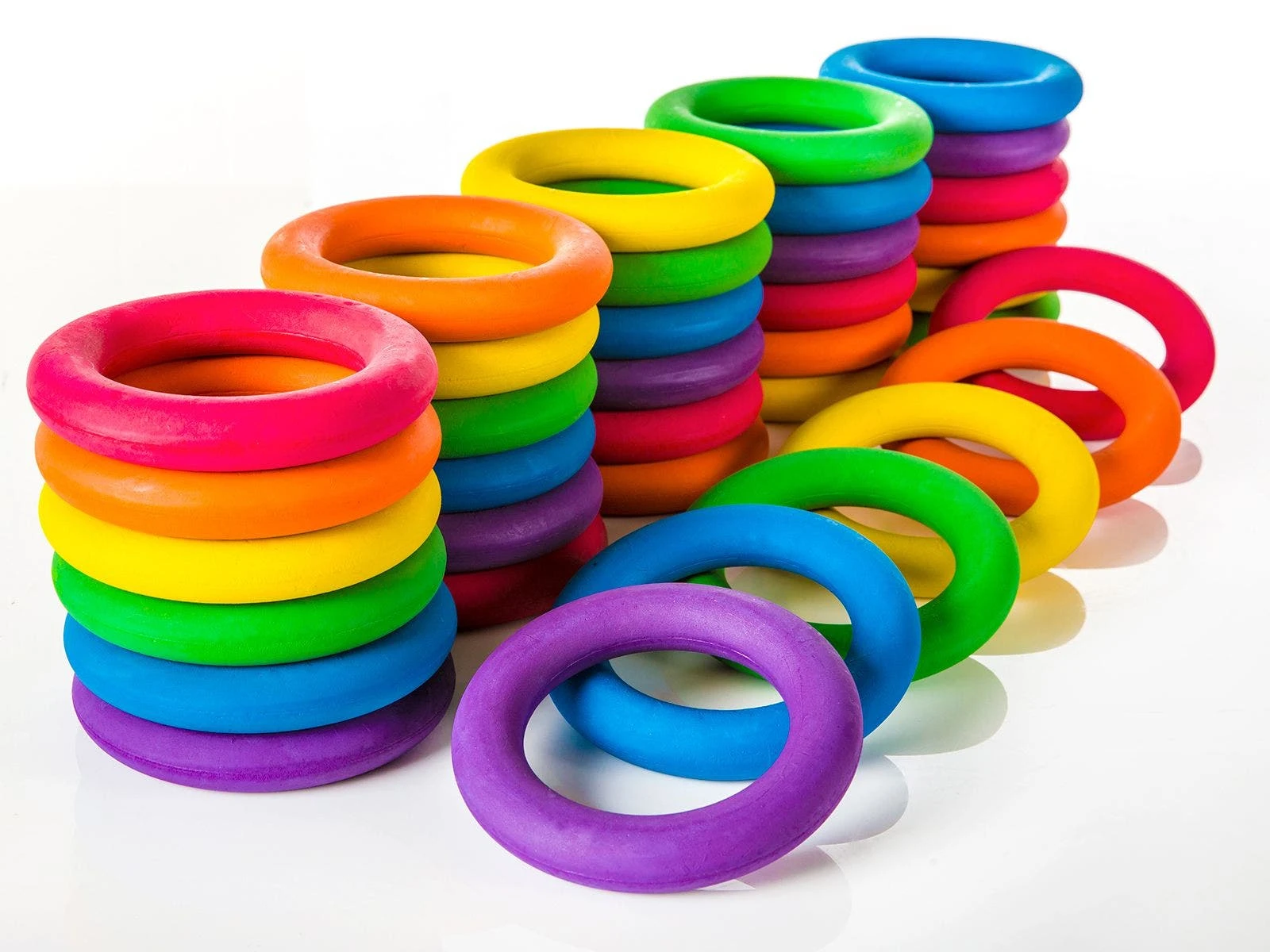 Rainbow Rubber Rings Set 1 Rainbow Rubber Rings Set