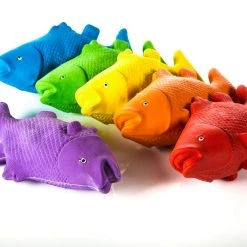 Rainbow Rubber Critter Sets -OMNIKIN Shop G 12659 Rainbow Rubber Critters ce 1