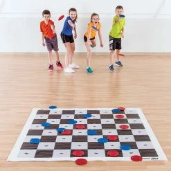 KingMe! Giant Checkers 11 KingMe! Giant Checkers -OMNIKIN Shop G 58578 KingMeCheckers ELEM 03