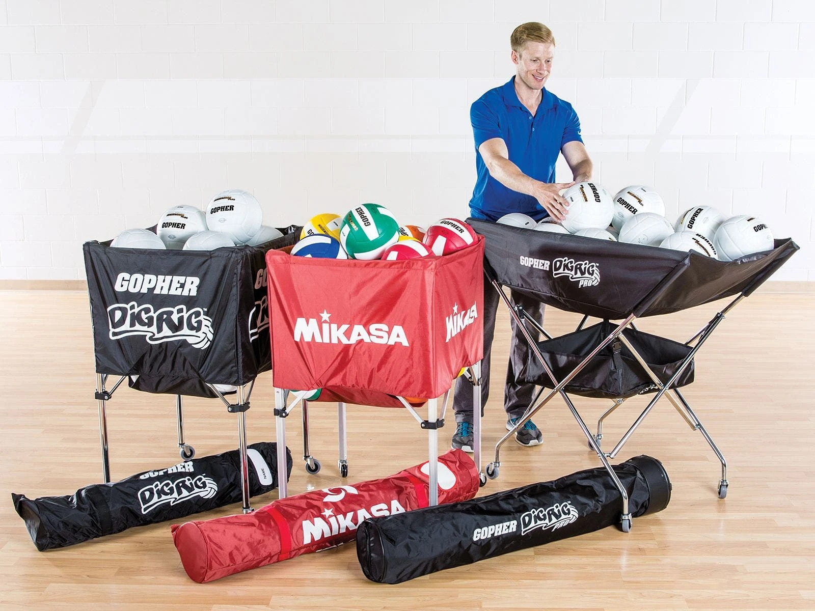 DigRig Pro Volleyball Cart 6 DigRig Pro Volleyball Cart - Image 6