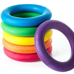 Rainbow Rubber Rings Set 7 Rainbow Rubber Rings Set -OMNIKIN Shop G 71410 RainbowRubberRings ce 1 2 2