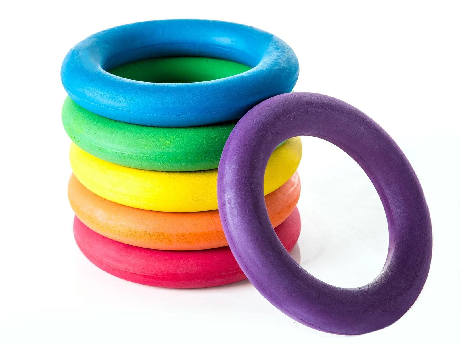 Rainbow Rubber Rings Set 3 Rainbow Rubber Rings Set - Image 3
