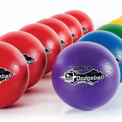 Rainbow ClassicCoat National Dodgeball League Coated-Foam Dodgeballs -OMNIKIN Shop G 72081 NationalDodgeballSets 1
