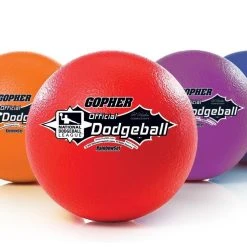 Rainbow ClassicCoat National Dodgeball League Coated-Foam Dodgeballs -OMNIKIN Shop G 72081 NationalDodgeball 1