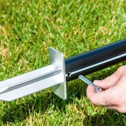 SpikePro Outdoor Volleyball Net System -OMNIKIN Shop G 86263 SpikeProVBsystem Step 4a 1