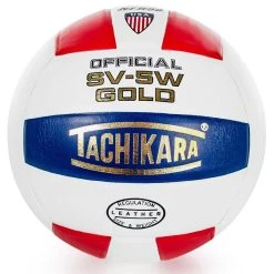 Tachikara SV-5W Gold Leather Volleyballs
