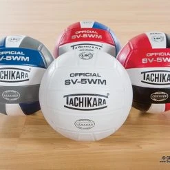 Tachikara SV-5WM Leather Volleyballs -OMNIKIN Shop G61743 TachSV5WM Reshoot 2 1