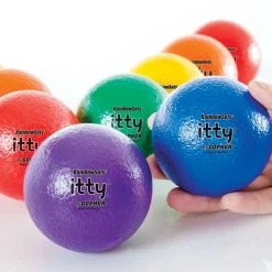 Rainbow Itty Coated-Foam Balls -OMNIKIN Shop G71649 IttyCoveredFoamBall 01 1