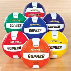 Gopher Comp 1000 Plus Composite Volleyballs -OMNIKIN Shop GS62520 1000Pluscolors01 1
