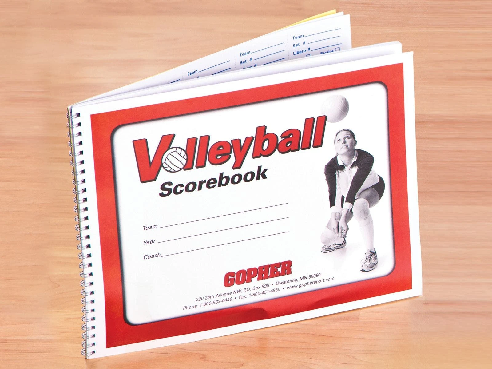 Gopher Volleyball Scorebook 5 Gopher Volleyball Scorebook - Image 5
