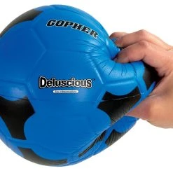 Rainbow Deluscious Coated-Foam Balls -OMNIKIN Shop GS71365 delusioucFoamSoccerBall Squeeze 1