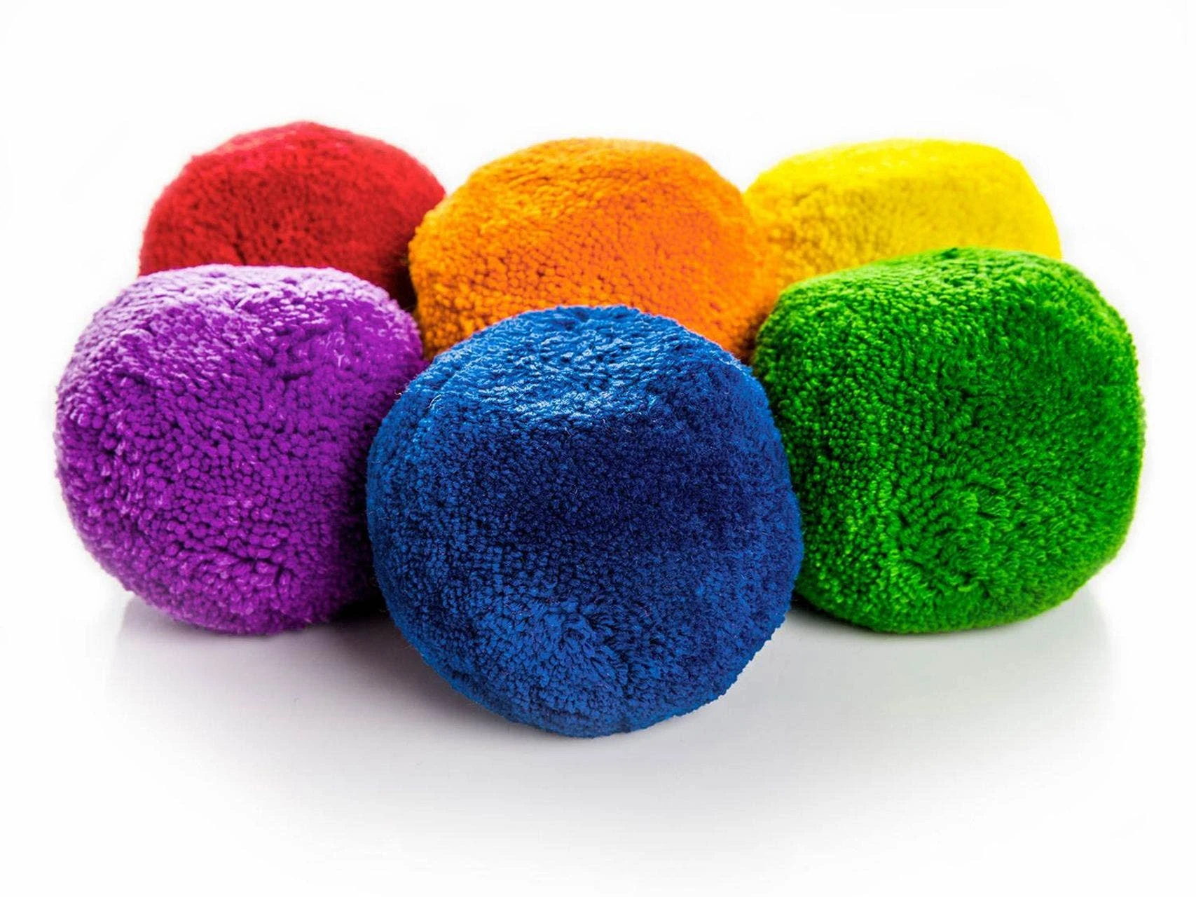 Rainbow High-Density Premium Fleece Balls 2 Rainbow High-Density Premium Fleece Balls - Image 2