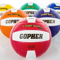 Gopher Comp Rainbow 1000 Plus Composite Volleyballs