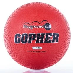 Playground Balls -OMNIKIN Shop G 71146 PGball16red 1