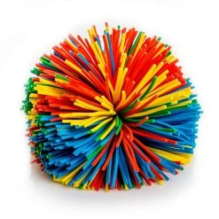 Rainbow Rubber Band Balls -OMNIKIN Shop G 71357 RubberBandBall 1 3