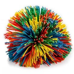 Rainbow Rubber Band Balls -OMNIKIN Shop G 71358 RubberBandBall