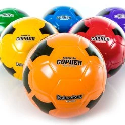 Rainbow Deluscious Coated-Foam Balls -OMNIKIN Shop G 71564 DelusciousSoccer 1