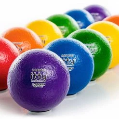Rainbow Itty Coated-Foam Balls -OMNIKIN Shop G 71651 ittlyLow3