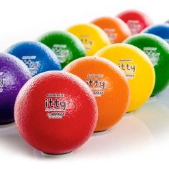 Rainbow Itty Coated-Foam Balls -OMNIKIN Shop G 71655 ittyHigh3