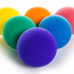 Rainbow Low-Bounce Uncoated-Foam Balls