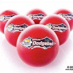 Rainbow ClassicCoat National Dodgeball League Coated-Foam Dodgeballs -OMNIKIN Shop G 71726 NationalDodgeball 2