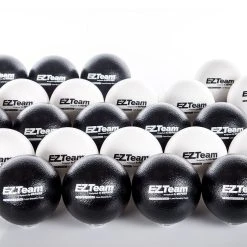EZTeam ClassicCoat Black & White Dodgeball Packs