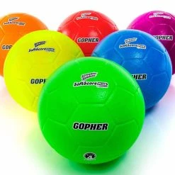 Screamin' Rainbow SoftScore Plus Coated Foam Soccer Balls & Footballs