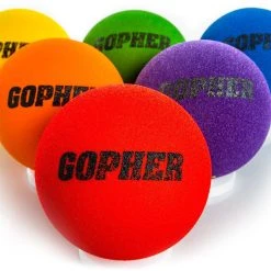 Rainbow Premium High-Bounce Uncoated-Foam Balls -OMNIKIN Shop G 72026 highBounceFoam