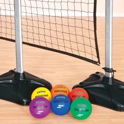 Intentus Complete Court Portable Volleyball Systems 16 Intentus Complete Court Portable Volleyball Systems -OMNIKIN Shop G 86004 intentus 1courtSet Black 1