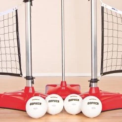 Intentus Complete Court Portable Volleyball Systems 19 Intentus Complete Court Portable Volleyball Systems -OMNIKIN Shop G 86007 intentus 2courtSet Red 1