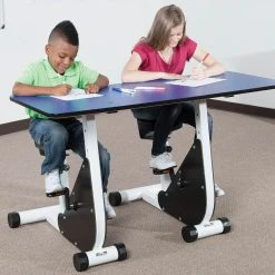 Kidsfit Kinesthetic Classroom­ Pedal Desks -OMNIKIN Shop M 2 Person PedalDesk 1
