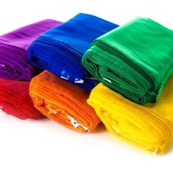 Juggling Scarves Set -OMNIKIN Shop g 20046 rainbowjugglingscarves 216set