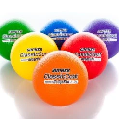 Rainbow ClassicCoat Coated-Foam Dodgeballs -OMNIKIN Shop g 41548 rainbowcoated foamdodgeball 5 004