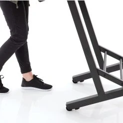 SmartStudy Modular Adjustable Standing Desks -OMNIKIN Shop g 54872 smartstudyadjustablemodulardesks wheels 1