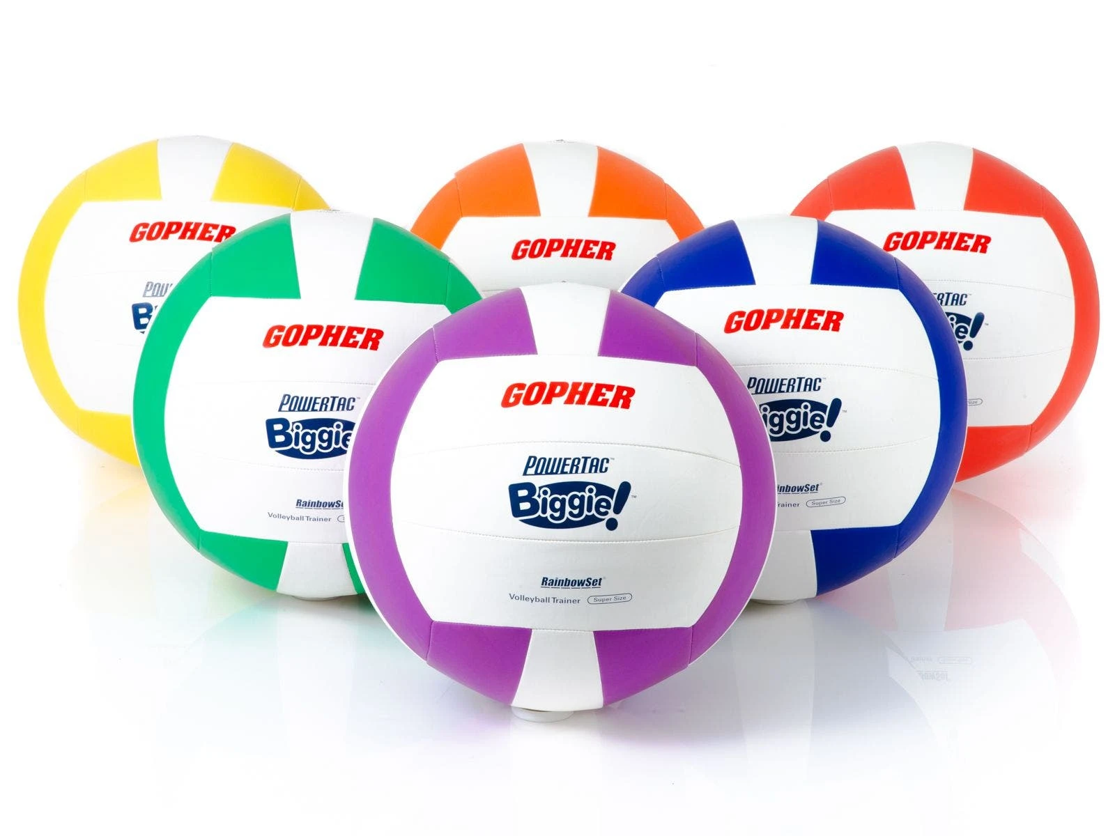 Rainbow PowerTac Biggie! Training Volleyball 2 Rainbow PowerTac Biggie! Training Volleyball - Image 2