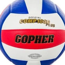 Gopher Comp 1000 Plus Composite Volleyballs -OMNIKIN Shop g 62521 multicolor official composite volleyball 1