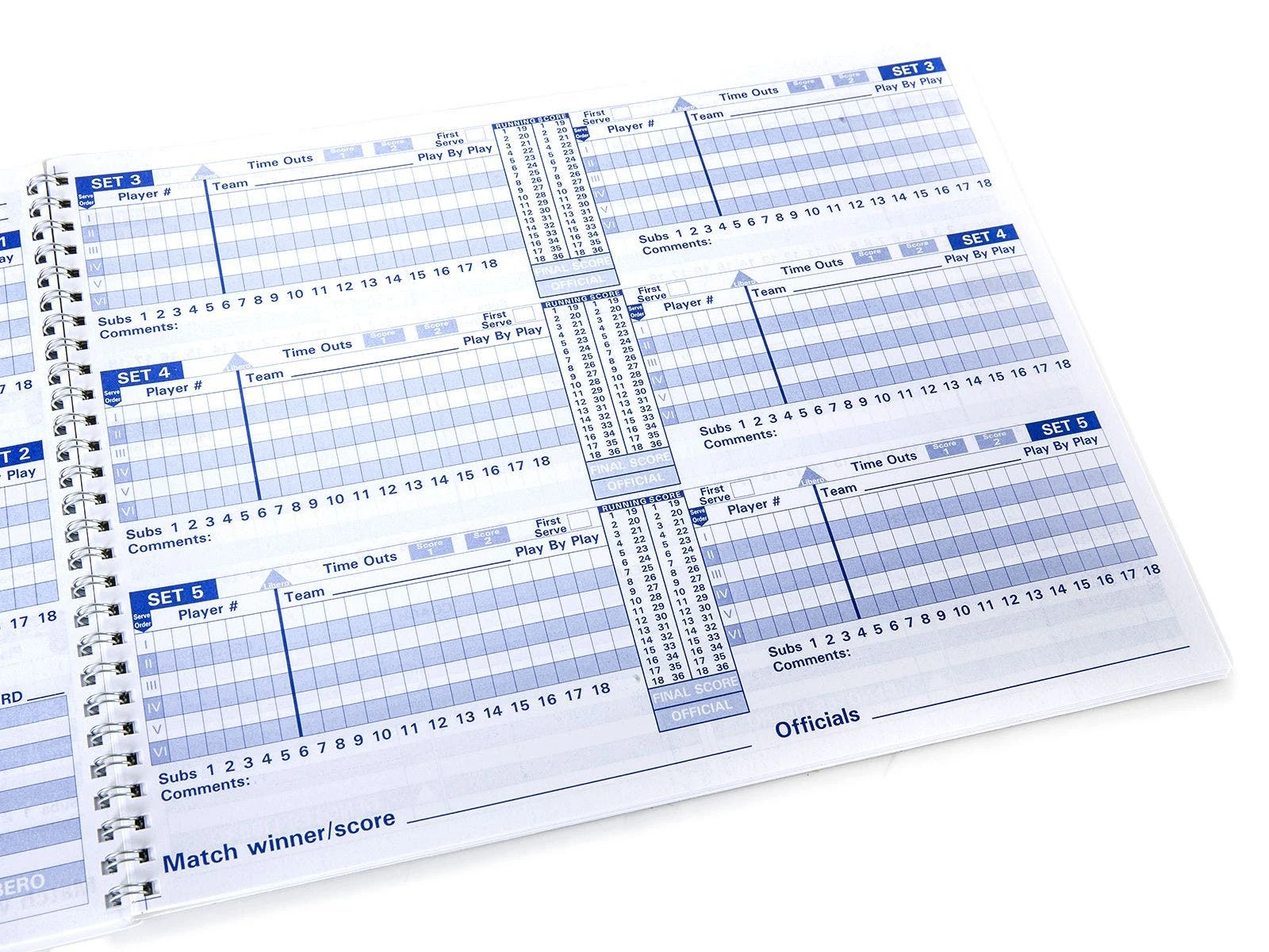 Gopher Volleyball Scorebook 2 Gopher Volleyball Scorebook - Image 2