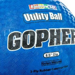 Utility Balls -OMNIKIN Shop g 71308 red 8.5in rubber bouncy playground ball