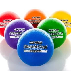 Rainbow ClassicCoat Coated-Foam Dodgeballs -OMNIKIN Shop g 71510 rainbowcoated foamdodgeball 8 25 002 2 2