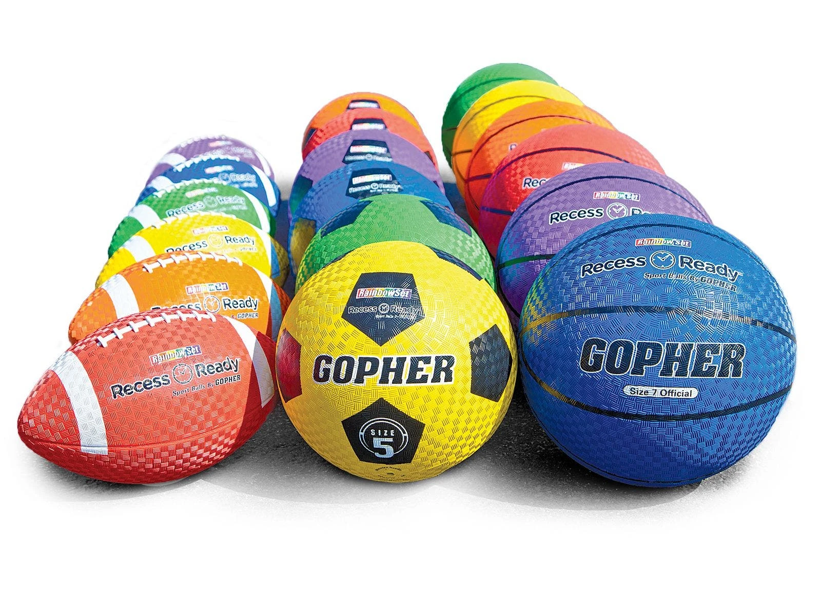 Rainbow RecessReady Sport Balls 4 Rainbow RecessReady Sport Balls - Image 4