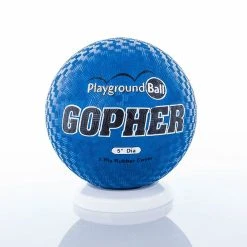 Playground Balls -OMNIKIN Shop g 71669 blue 5in rubber playground ball 2