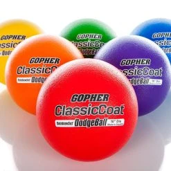 Rainbow ClassicCoat Coated-Foam Dodgeballs -OMNIKIN Shop g 71713 rainbowcoated foamdodgeball 10 001 1