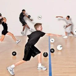 EZTeam ClassicCoat Black & White Dodgeball Sets -OMNIKIN Shop g 71736 ezteam dodgeballs