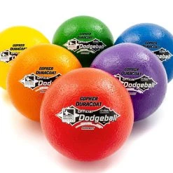 Rainbow DuraCoat National Dodgeball League Coated-Foam Dodgeballs -OMNIKIN Shop g 72099 RNBWDuraCoatNDLDodgeballs63 23 6 1 1