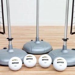 EZStand Complete Court Portable Volleyball Systems -OMNIKIN Shop g 85979 ezstandportablegamestandards 3758 1 1