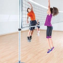 EZStand Complete Court Portable Volleyball Systems -OMNIKIN Shop g 86244 ezstandportablestandards elem 001 clean 1