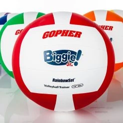 Gopher Rainbow Biggie! Training Volleyballs -OMNIKIN Shop g60803 rnbwbiggie web 1 1 1
