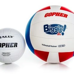 Gopher Rainbow Biggie! Training Volleyballs -OMNIKIN Shop g 60526 biggie 4 1 1
