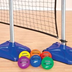 Intentus Complete Court Portable Volleyball Systems 20 Intentus Complete Court Portable Volleyball Systems -OMNIKIN Shop g 86002 intentus 1courtset blue 1 1