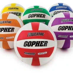 Rainbow PowerTac Volleyballs 14 Rainbow PowerTac Volleyballs -OMNIKIN Shop p 60562 RainbowPowerTac VolleyballRainbowS6 01 1